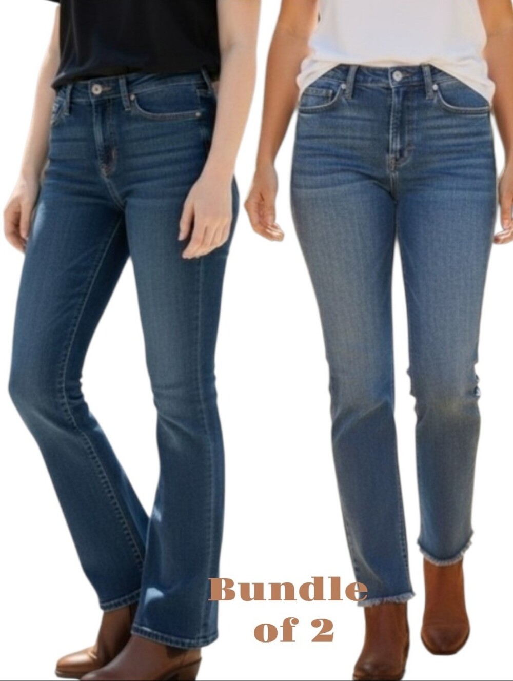 Sofia Jeans By Sofia Vergara Two Jean Bundle - Marisol / Aura - NWT - Size 2